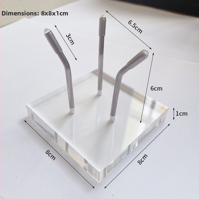 Displej regál – Akryl, trojzubý stojan, Prvé poschodie, Hongkuan Jewelry 026