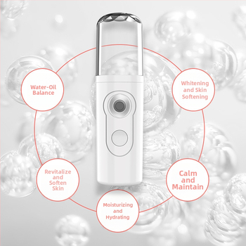 TOKTIK Nano purkštuvė hidratacijai, modelis T-009B, miglos laikas iki 10 s, 1 pavara, šaltas purškimas