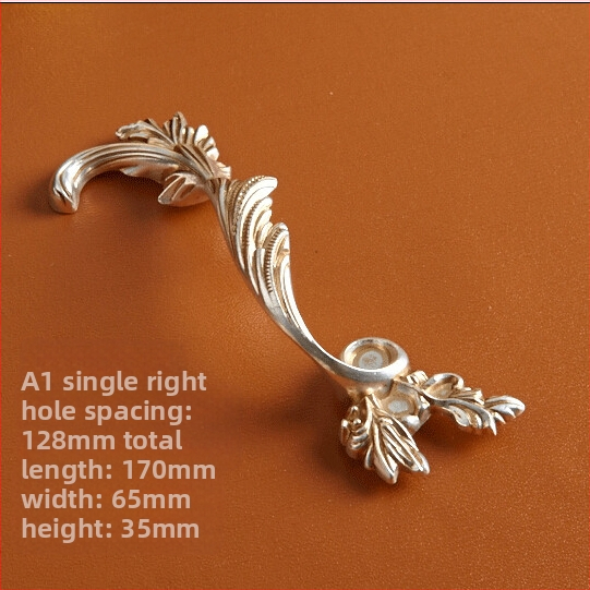 Rukoväť pre zásuvku a dvierka skrinky, vo forme fenixa, zo zliatiny zinku, európsky štýl, model 361, antický povrch