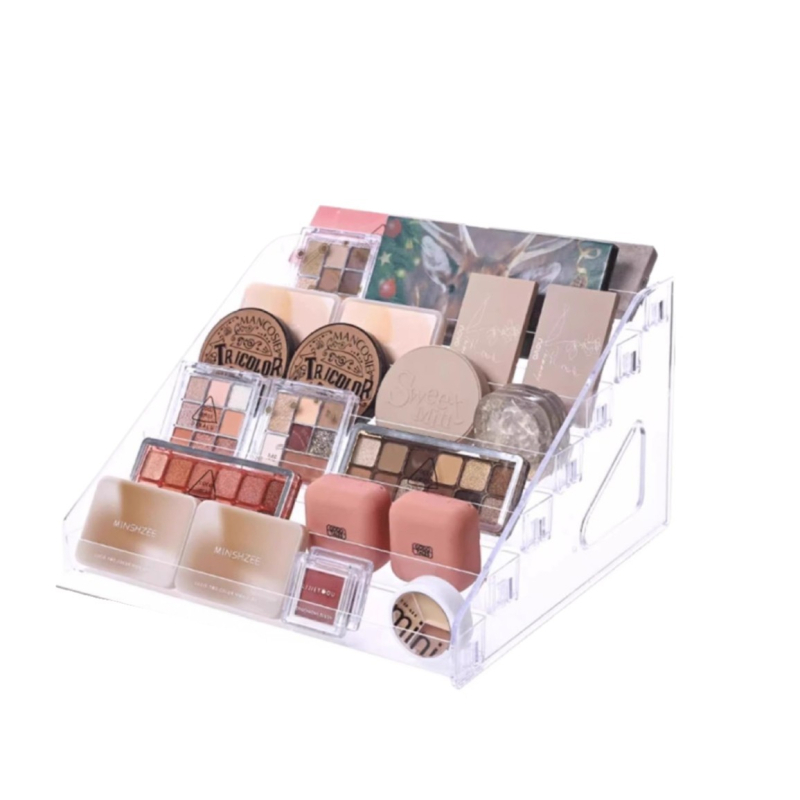 Пластмасова 5-етажна витрина за козметика с отделения - марка Friendly