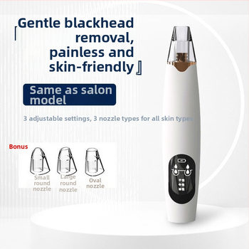 Juodųjų inkštirų siurbimo įrenginys, elektrinis namų kosmetikos įrankis, modelis 5678, 3 pakopų reguliavimas