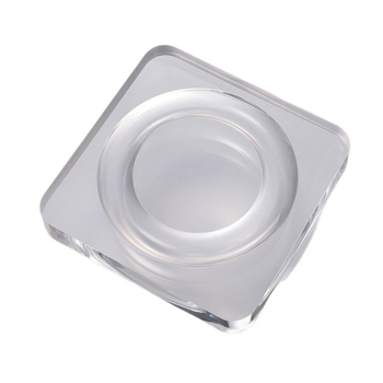 Xiuli едночастова акрилна подложка за показване на бижута и подбор на мънини, правоъгълна форма, модел X1460, 1 слой, премиум стил.