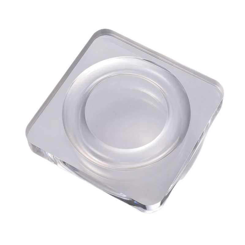 Xiuli едночастова акрилна подложка за показване на бижута и подбор на мънини, правоъгълна форма, модел X1460, 1 слой, премиум стил.