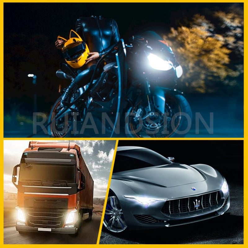 LED φανάρι αυτοκινήτου με βάσεις BA20D/H4/H6M/P15D/BA21D; LED τσιπ 5730×12; 12V; 600 lm; 50000 ώρες