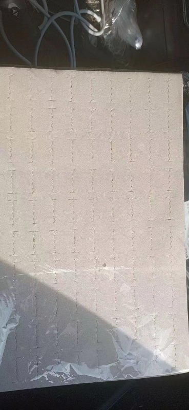 Jedno-komponentni ABS pravokutni stalak za izlaganje nakita sa baršunastim omotačem, 1 sloj, elegantan stil