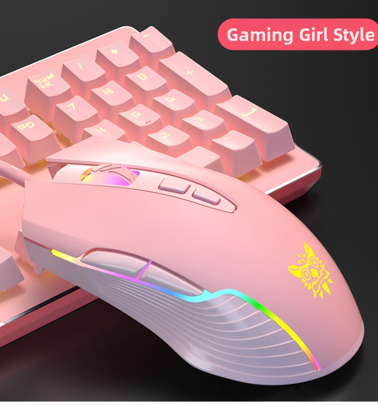 ONIKUMA cw905 káblová herná myš, USB, 6400 DPI, 7 tlačidiel, 6-stupňové nastavenie DPI, ergonický dizajn