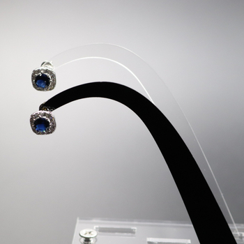 Метална стойка за обици Blue Whale - артистичен стил, пролет 2025