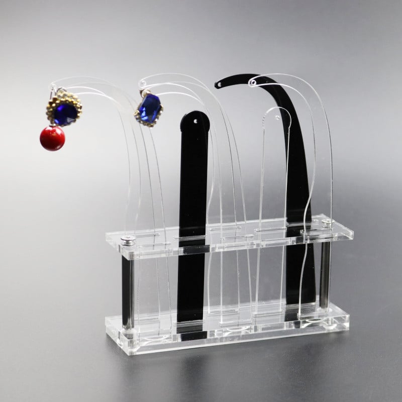 Метална стойка за обици Blue Whale - артистичен стил, пролет 2025