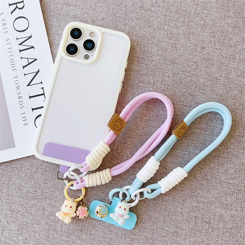 Curea pentru telefon, material nylon, cataramă din plastic, stil feminin