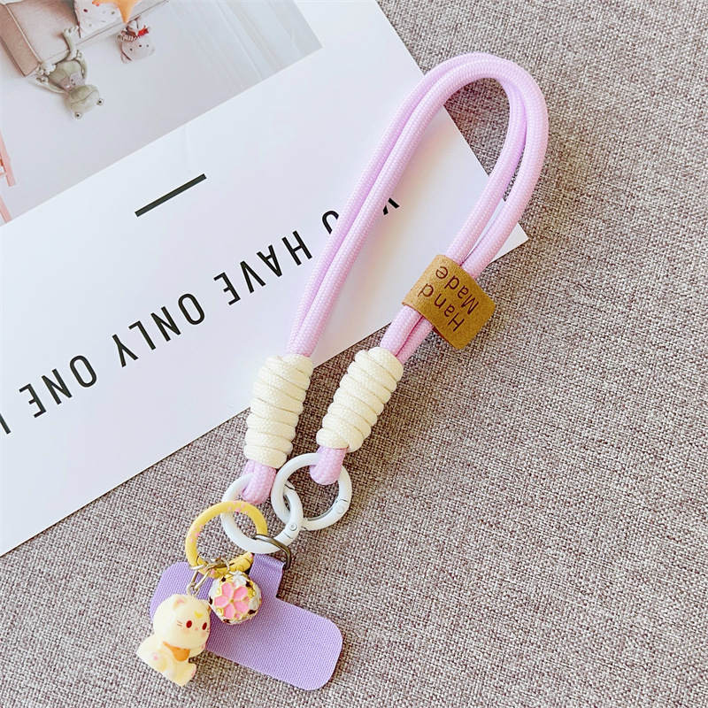 Curea pentru telefon, material nylon, cataramă din plastic, stil feminin