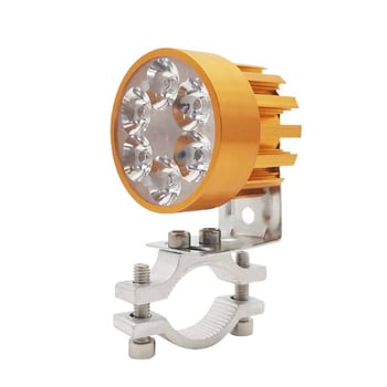 Φανάρι μοτοσικλέτας και ηλεκτρικού ποδηλάτου - Υπερλαμπρό LED, Στυλ 01, 6W, 12V, Κέλυφος από κράμα αλουμινίου