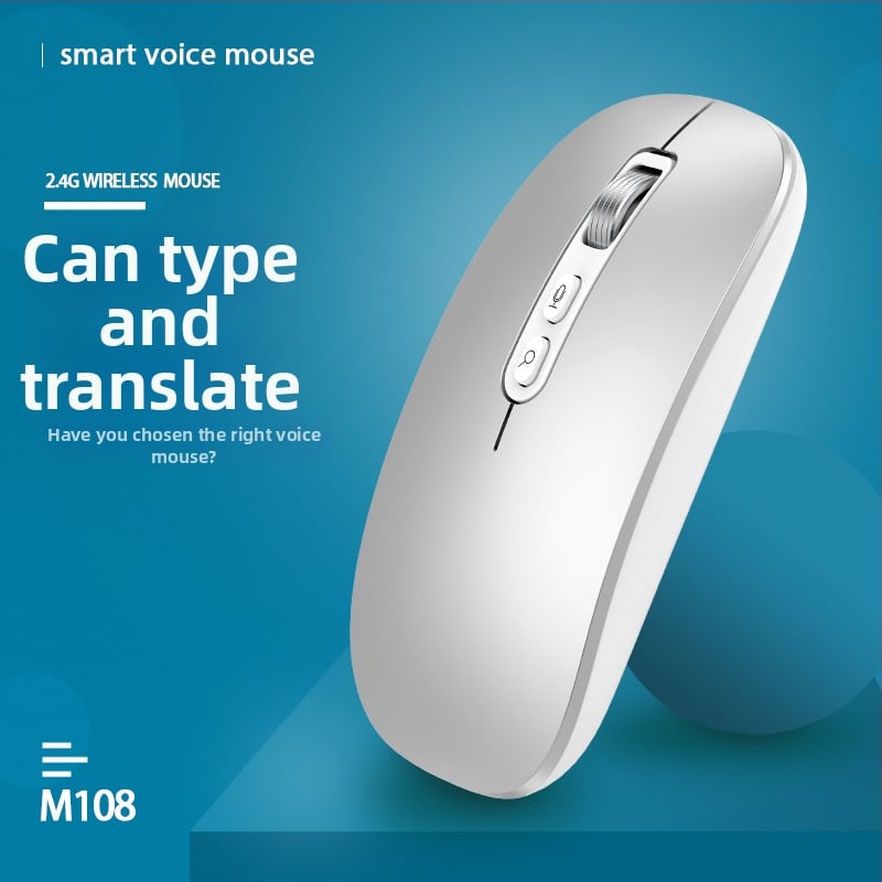 Bezdrôtová myš Bluetooth a 2.4G v dvojmóde, 4000 DPI, 5 tlačidiel, nabíjateľná, ergonomický dizajn