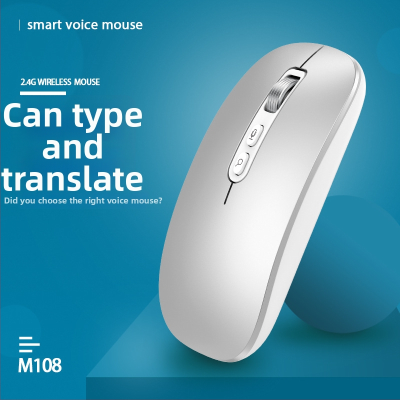 Bezdrôtová myš Bluetooth a 2.4G v dvojmóde, 4000 DPI, 5 tlačidiel, nabíjateľná, ergonomický dizajn