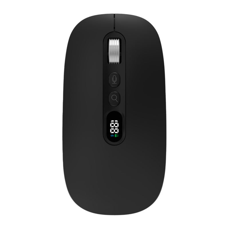 Оптична безжична мишка с 4000dpi, 5 бутона, 2.4G+Bluetooth, PS/2 интерфейс, ергономичен дизайн