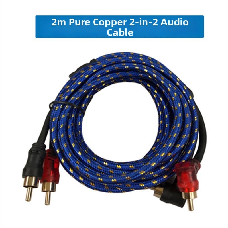 Cablu audio pentru mașină pentru amplifier și subwoofer — model: Audio cable; putere: Others W; tensiune: Others V; raport semnal-zgomot: Others dB; greutate: Others kg
