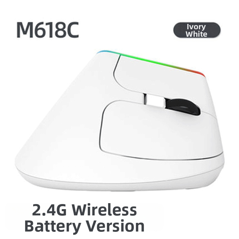 M618C vertikálna myš s bočným uchopením, 6 tlačidiel, Bluetooth, optická