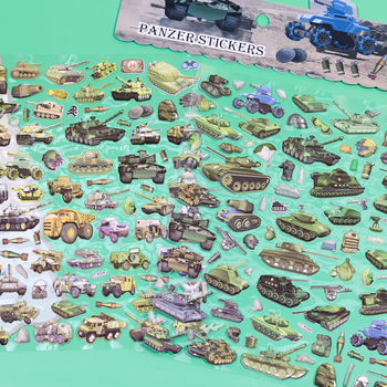 Autocolante PVC autoadezive decorative pentru sticlă de apă și husă de telefon — brand Gingko biloba, stil desen animat