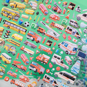 Autocolante PVC autoadezive decorative pentru sticlă de apă și husă de telefon — brand Gingko biloba, stil desen animat