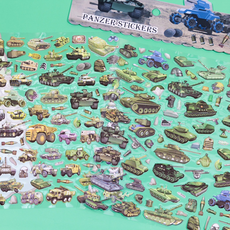 Autocolante PVC autoadezive decorative pentru sticlă de apă și husă de telefon — brand Gingko biloba, stil desen animat