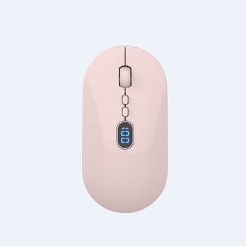 Безжична мишка с двойна 2.4G/Bluetooth свързаност, 1600 DPI, 5 бутона, презареждаща се, обхват до 10 м