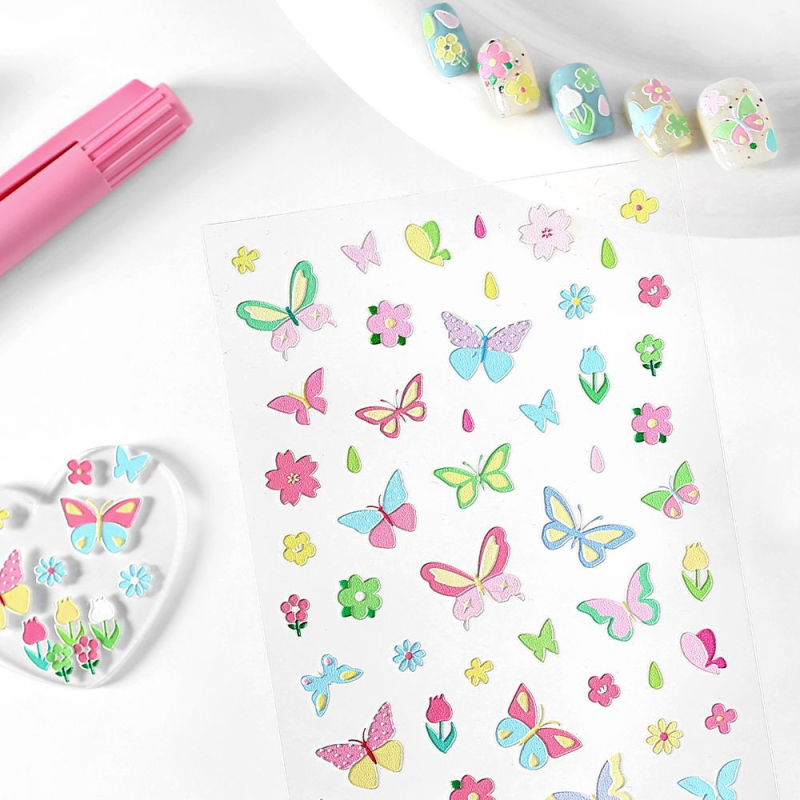 Ανάγλυφοι αυτοκόλλητοι για μανικιούρ και διακόσμηση κινητού, σειρά Morning and Evening, Die-Cut, Αρχαϊκό στυλ, Κατασκευή 19581209605, μάρκα mr.paper