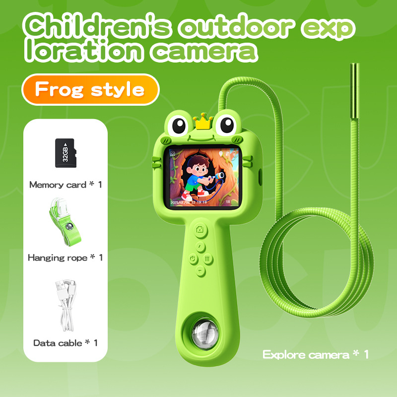 Cameră mini pentru copii pentru exterior, 24MP+, zoom optics 5x, 4800×3200, ecran LCD 2,4", impermeabilă