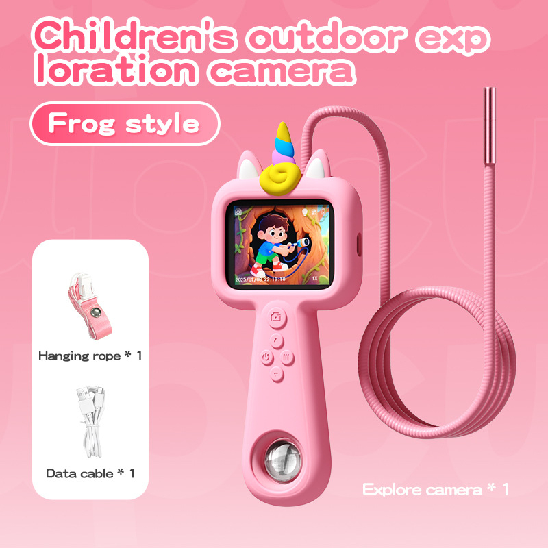 Cameră mini pentru copii pentru exterior, 24MP+, zoom optics 5x, 4800×3200, ecran LCD 2,4", impermeabilă