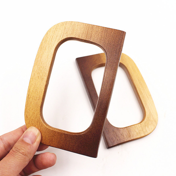 Ξύλινο δαχτυλίδι τσάντας με χειροποίητη λαβή – κυκλικό ξύλινο δαχτυλίδι, λαβή από μπαμπού, αστικός μινιμαλισμός, Άνοιξη 2024