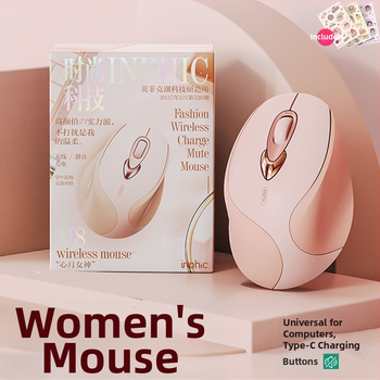 Безжична мишка с 2.4G/Bluetooth връзка, 1600dpi, 4 бутона, USB интерфейс, обхват до 10 м