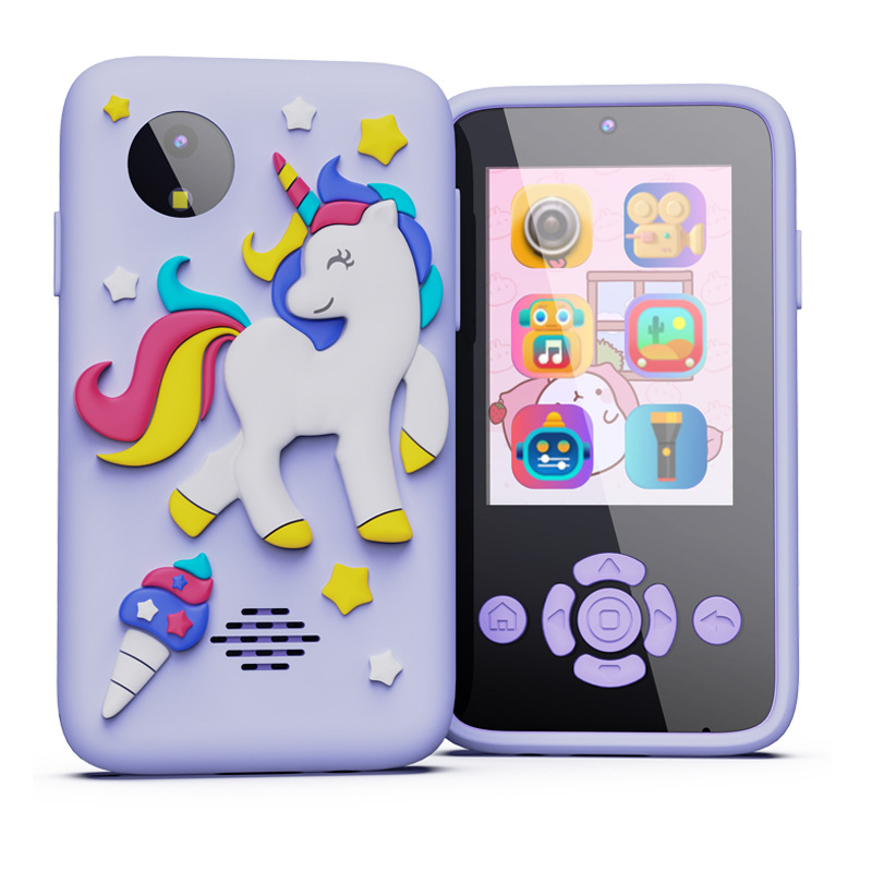 Cameră pentru copii mini cu ecran LCD de 2,0 inch, suport pentru card TF, corp ABS, autonomie baterie 1–2 ore, video și fotografie, filtre