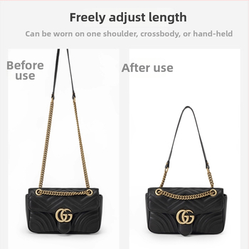 Επεκτατής ιμάντας τσάντας με ρυθμιζόμενο κούμπωμα, λεπτή αλυσίδα, μεταλλικό αξεσουάρ · Yongxin Hardware, χάλυβας υψηλής ποιότητας, αστικός μινιμαλισμός