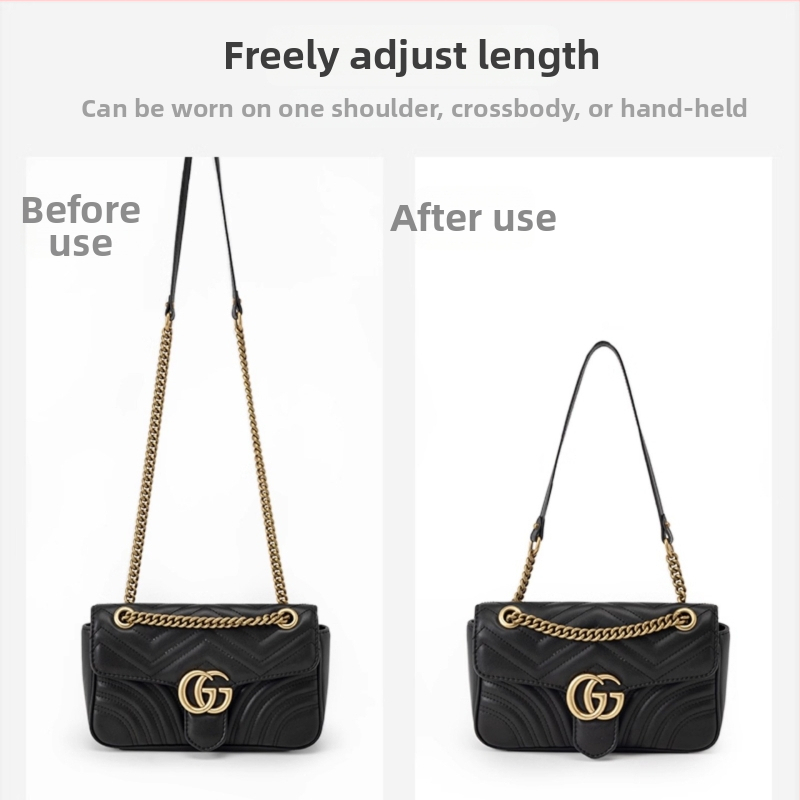 Nastaviteľný popruh na tašku s tenkou reťazou, kovovým doplnkom; Yongxin Hardware, vysoko kvalitná oceľ, mestský minimalistický štýl