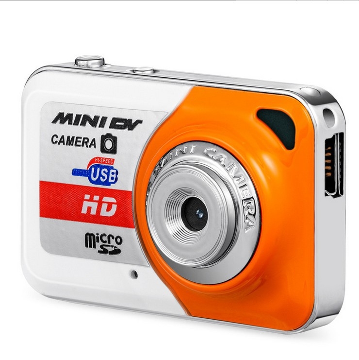 X6 Mini HD Retro kamera za djecu — džepna CCD kamera za fotografije i vlogove, 1280x960 rezolucija, metalno kućište, baterija 120 minuta, podrška memorijskoj kartici