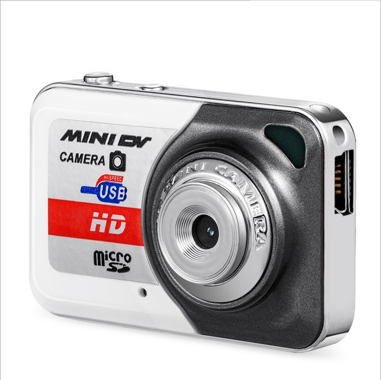 X6 Mini HD Retro kamera za djecu — džepna CCD kamera za fotografije i vlogove, 1280x960 rezolucija, metalno kućište, baterija 120 minuta, podrška memorijskoj kartici