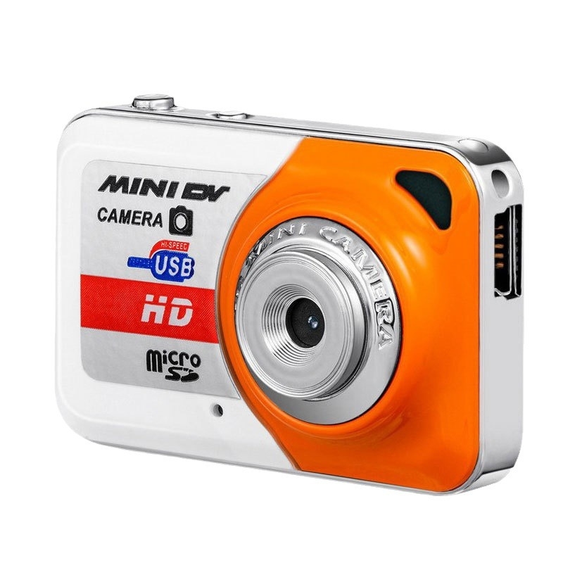 X6 Mini HD Retro kamera za djecu — džepna CCD kamera za fotografije i vlogove, 1280x960 rezolucija, metalno kućište, baterija 120 minuta, podrška memorijskoj kartici
