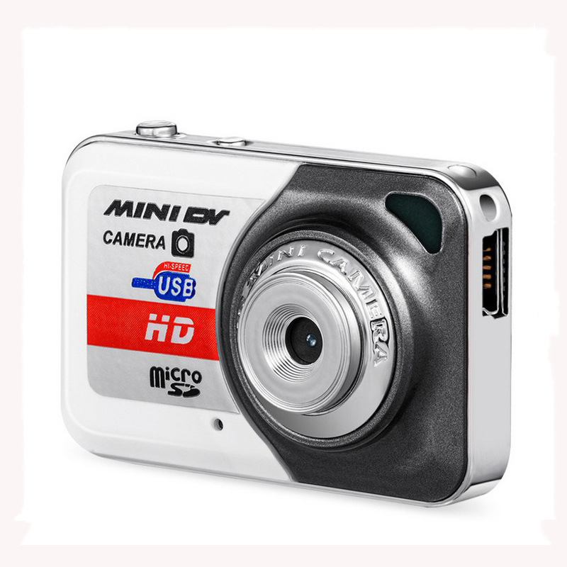 X6 Mini HD Retro kamera za djecu — džepna CCD kamera za fotografije i vlogove, 1280x960 rezolucija, metalno kućište, baterija 120 minuta, podrška memorijskoj kartici