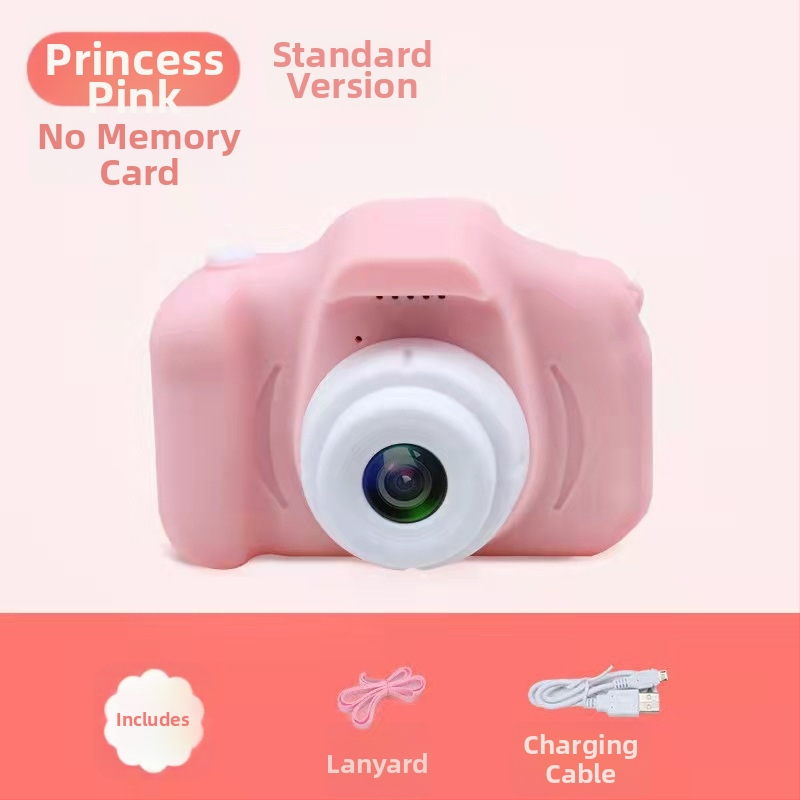 Detská digitálna mini kamera X200 Folding Box – 200W pixelov, Ukladanie na TF kartu, Video a fotografia, filtre