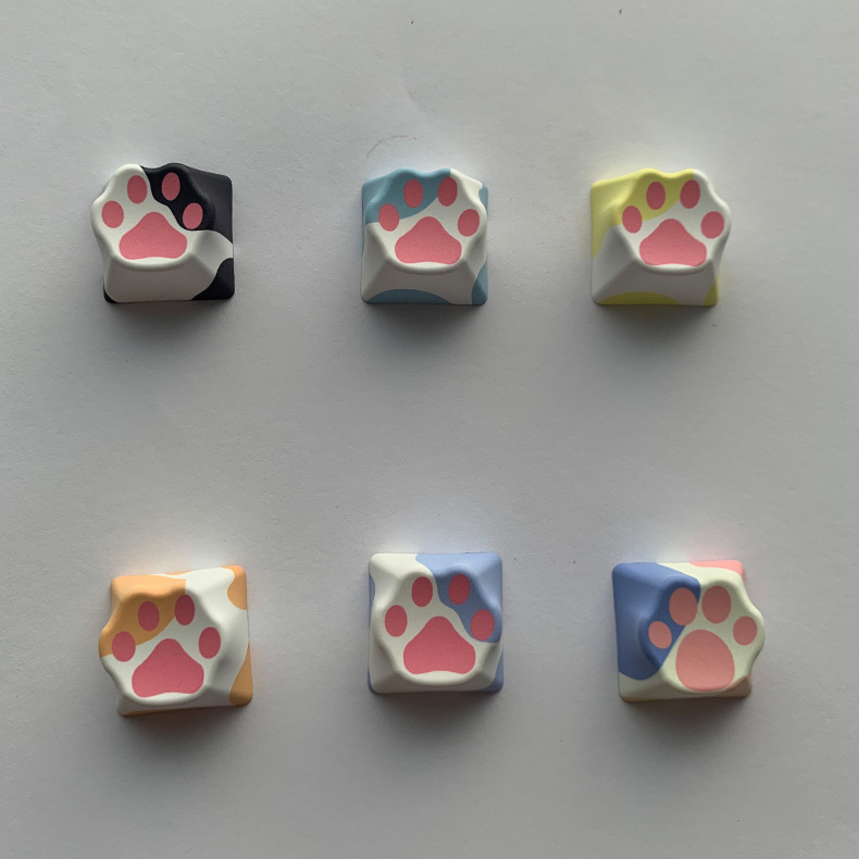 Set capace taste Cat Claw, din PBT, cu ax transversal, sublimare pe cinci fețe