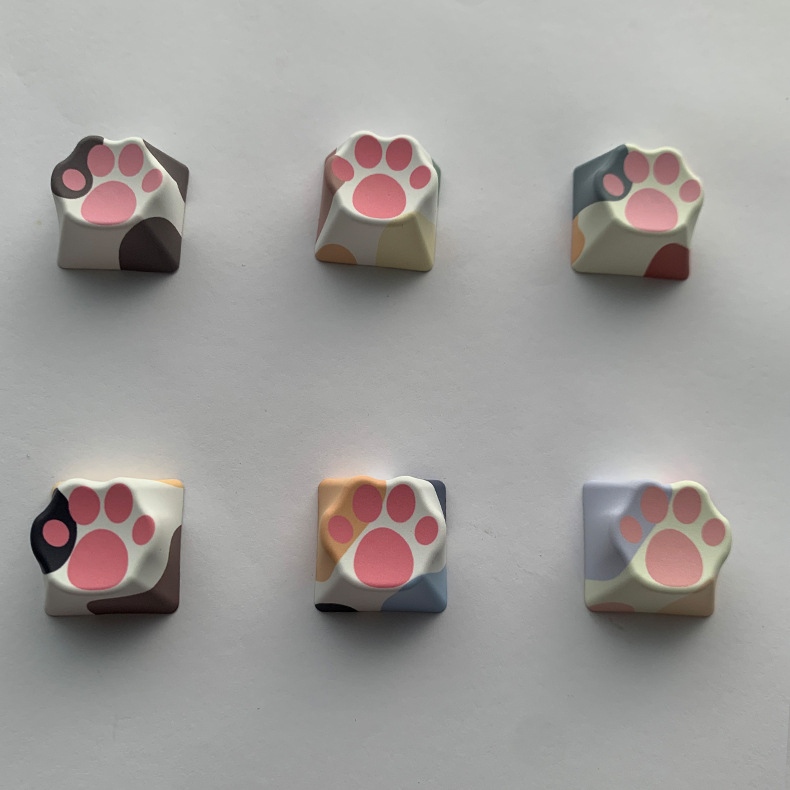 Set capace taste Cat Claw, din PBT, cu ax transversal, sublimare pe cinci fețe