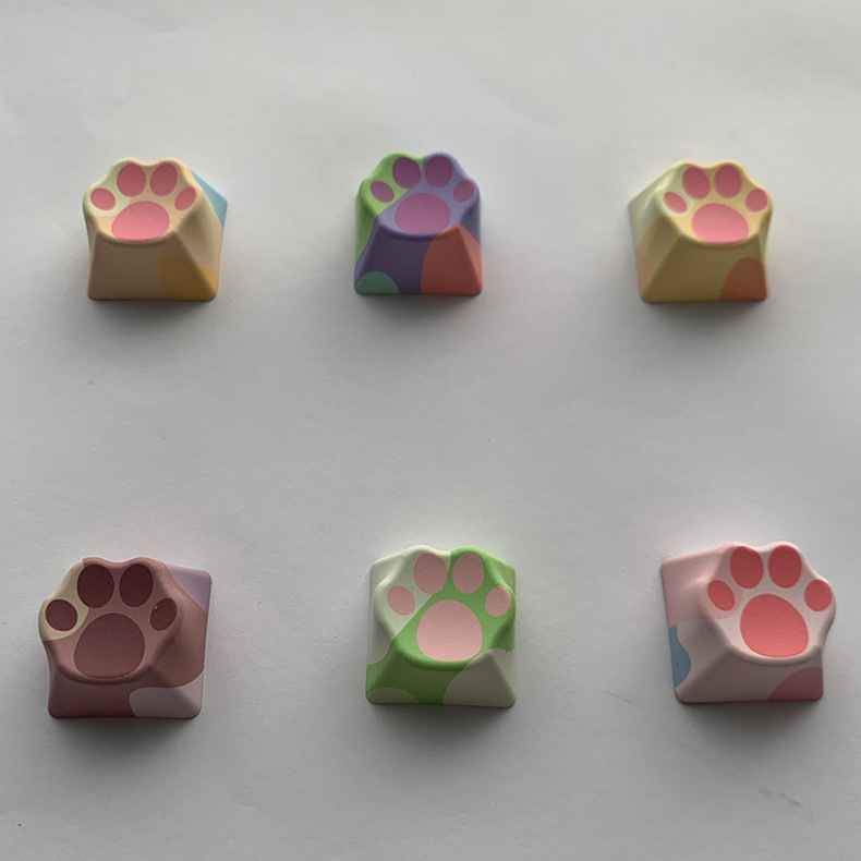 Set capace taste Cat Claw, din PBT, cu ax transversal, sublimare pe cinci fețe