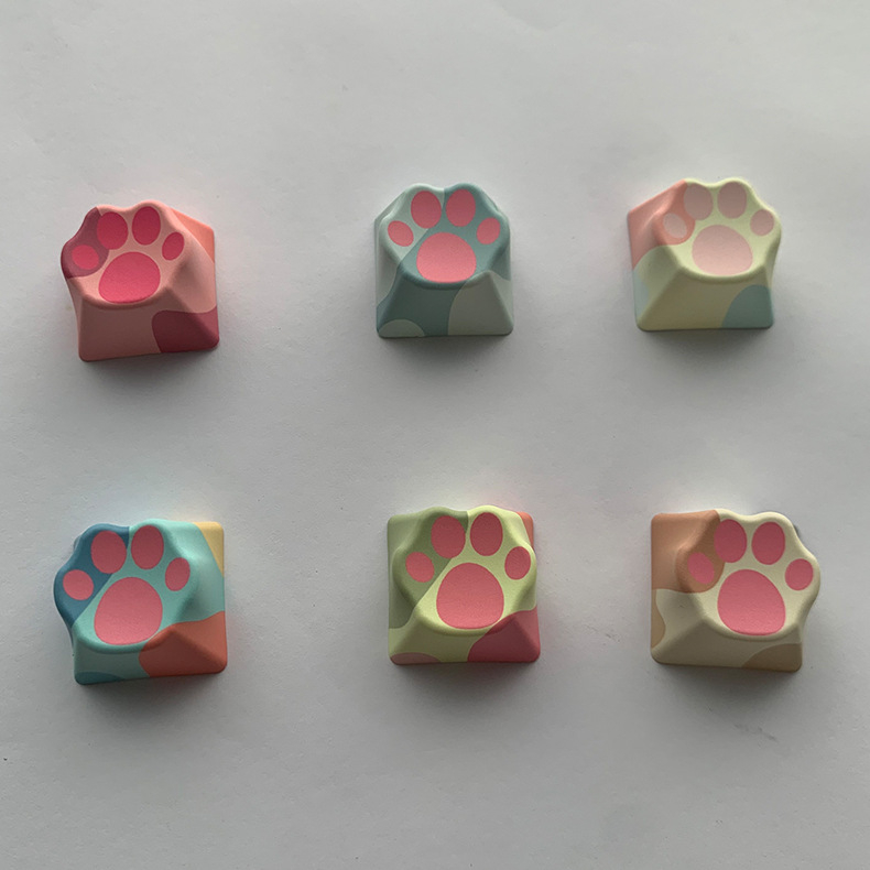 Set capace taste Cat Claw, din PBT, cu ax transversal, sublimare pe cinci fețe