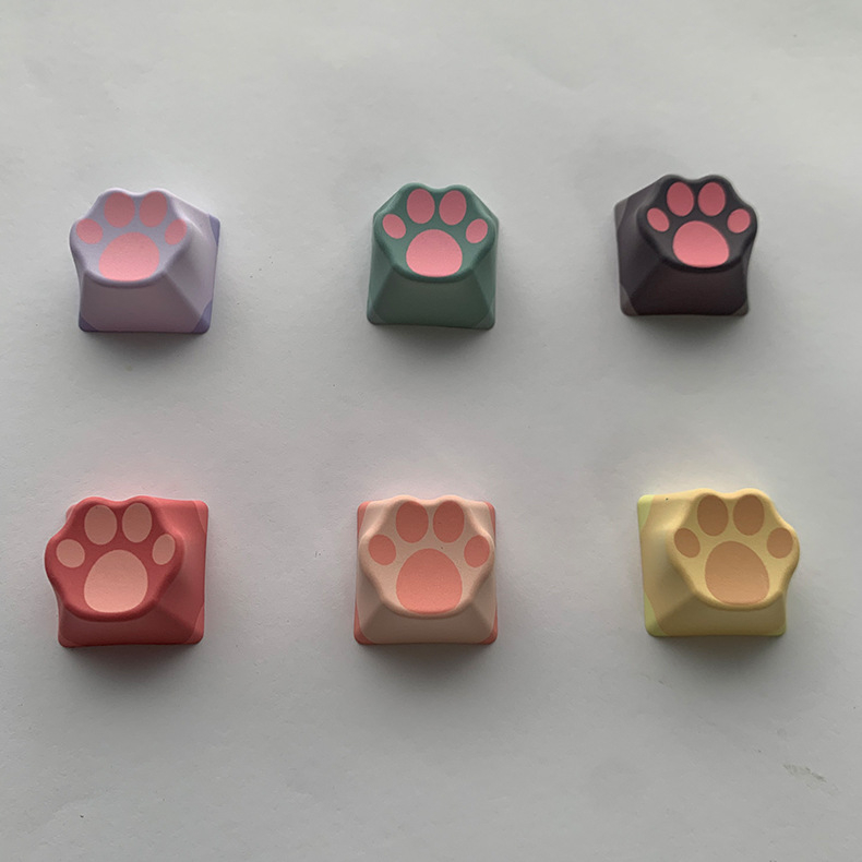 Set capace taste Cat Claw, din PBT, cu ax transversal, sublimare pe cinci fețe