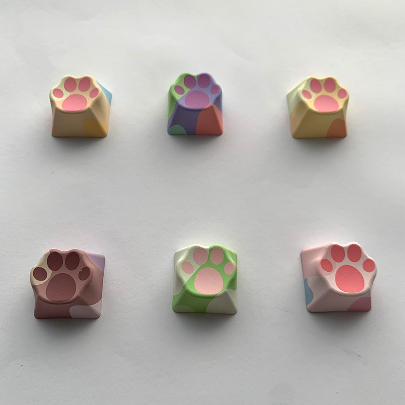 Set capace taste Cat Claw, din PBT, cu ax transversal, sublimare pe cinci fețe