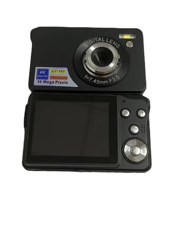 Selfie Vlog kamera s CCD senzorom, 24MP+, rezolucija 4000x3000, 20x digitalni zum, elektronička stabilizacija