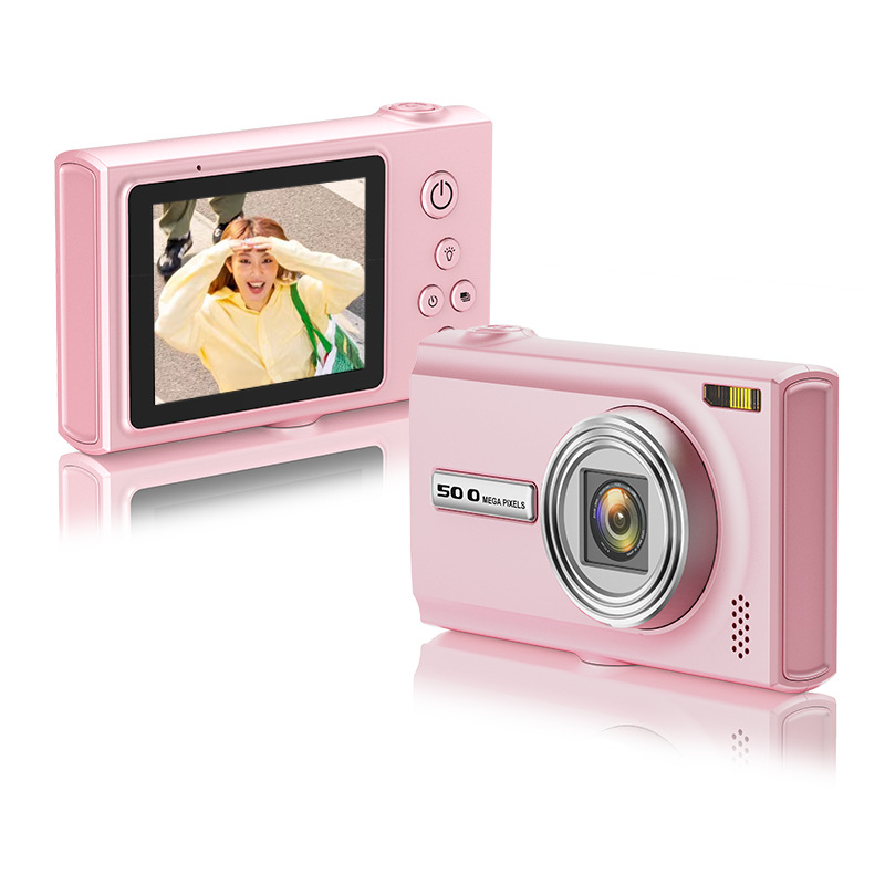 Μίνι CCD ψηφιακή κάμερα με αισθητήρα 1/1.8 ιντσών, 24MP+, 2.3 ιντσών LCD, οπτική σταθεροποίηση εικόνας, πλήρως χειροκίνητος έλεγχος