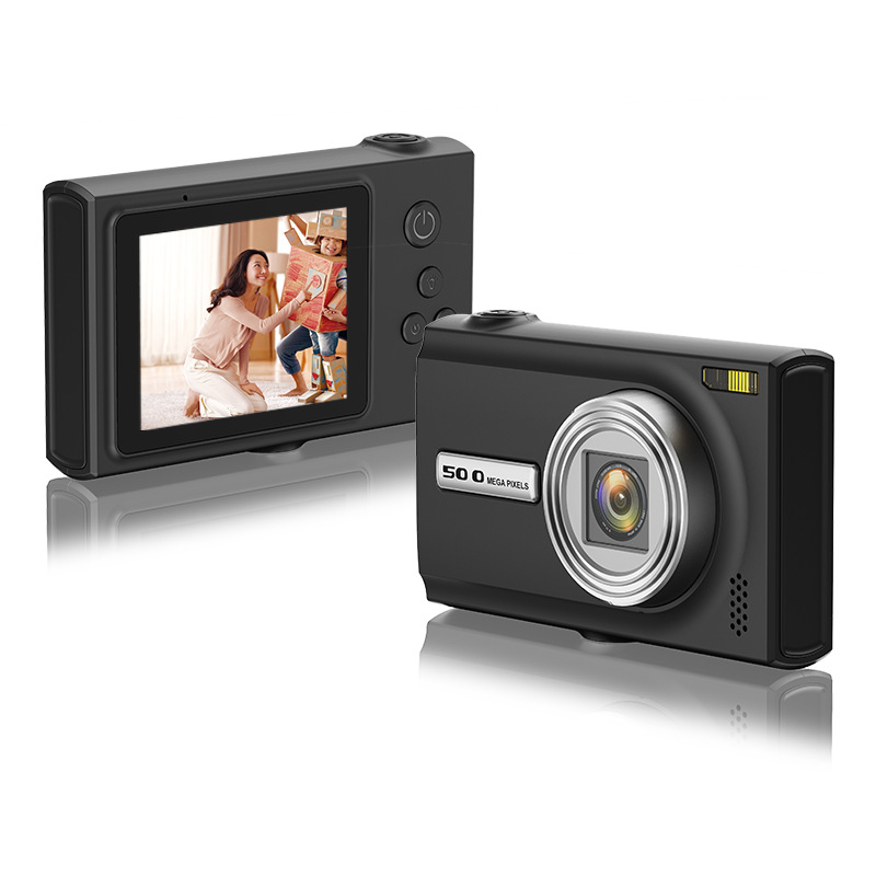 Μίνι CCD ψηφιακή κάμερα με αισθητήρα 1/1.8 ιντσών, 24MP+, 2.3 ιντσών LCD, οπτική σταθεροποίηση εικόνας, πλήρως χειροκίνητος έλεγχος