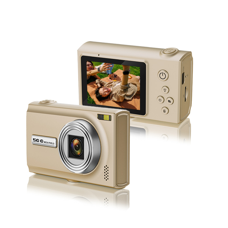 Μίνι CCD ψηφιακή κάμερα με αισθητήρα 1/1.8 ιντσών, 24MP+, 2.3 ιντσών LCD, οπτική σταθεροποίηση εικόνας, πλήρως χειροκίνητος έλεγχος