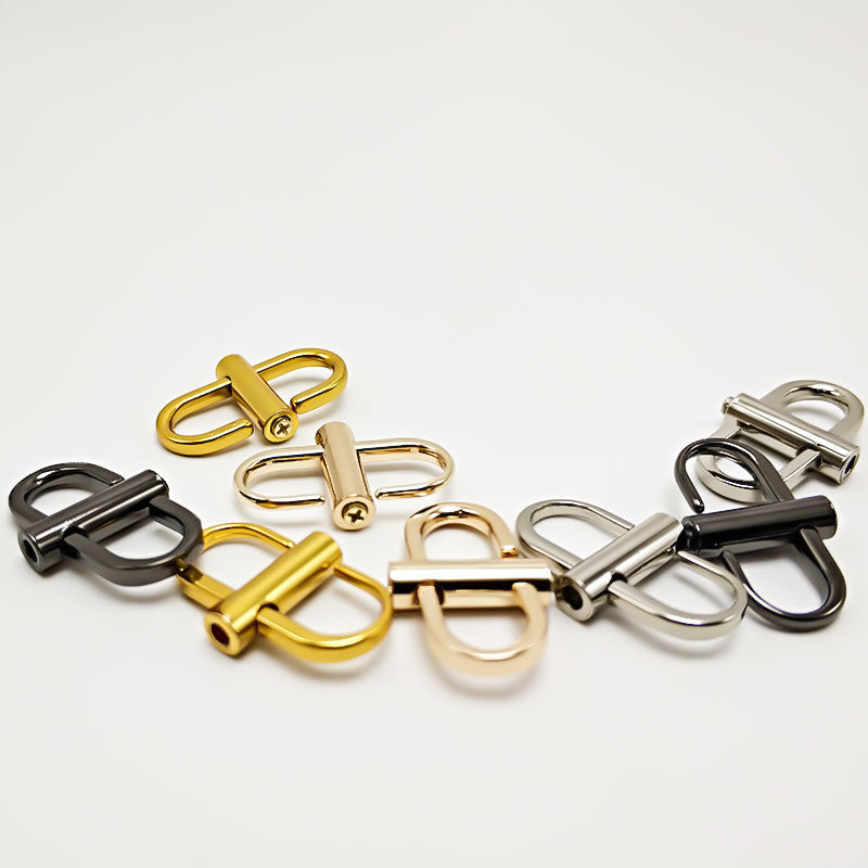 Κλειδαριά σύνδεσης ιμάντα τσάντας από κράμα ψευδαργύρου, ρυθμιζόμενος συνδετήρας για ιμάντα τσάντας