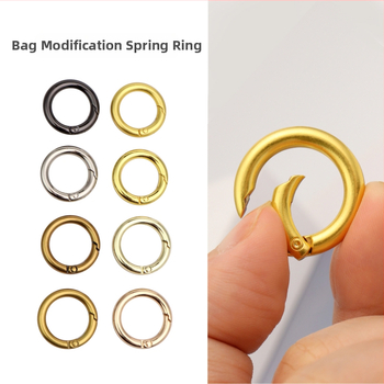 Κούμπωμα δαχτυλιδιού εξαρτήματος τσάντας HX025 – Yu Yi κράμα, μοτίβο μονόχρωμο, σύνδεση ιμής ώμου