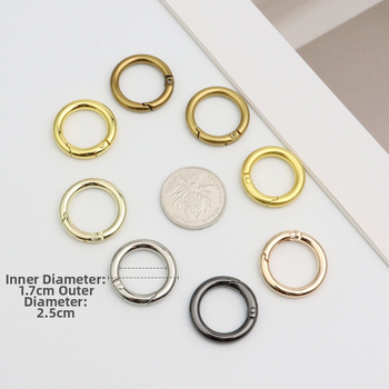 Κούμπωμα δαχτυλιδιού εξαρτήματος τσάντας HX025 – Yu Yi κράμα, μοτίβο μονόχρωμο, σύνδεση ιμής ώμου